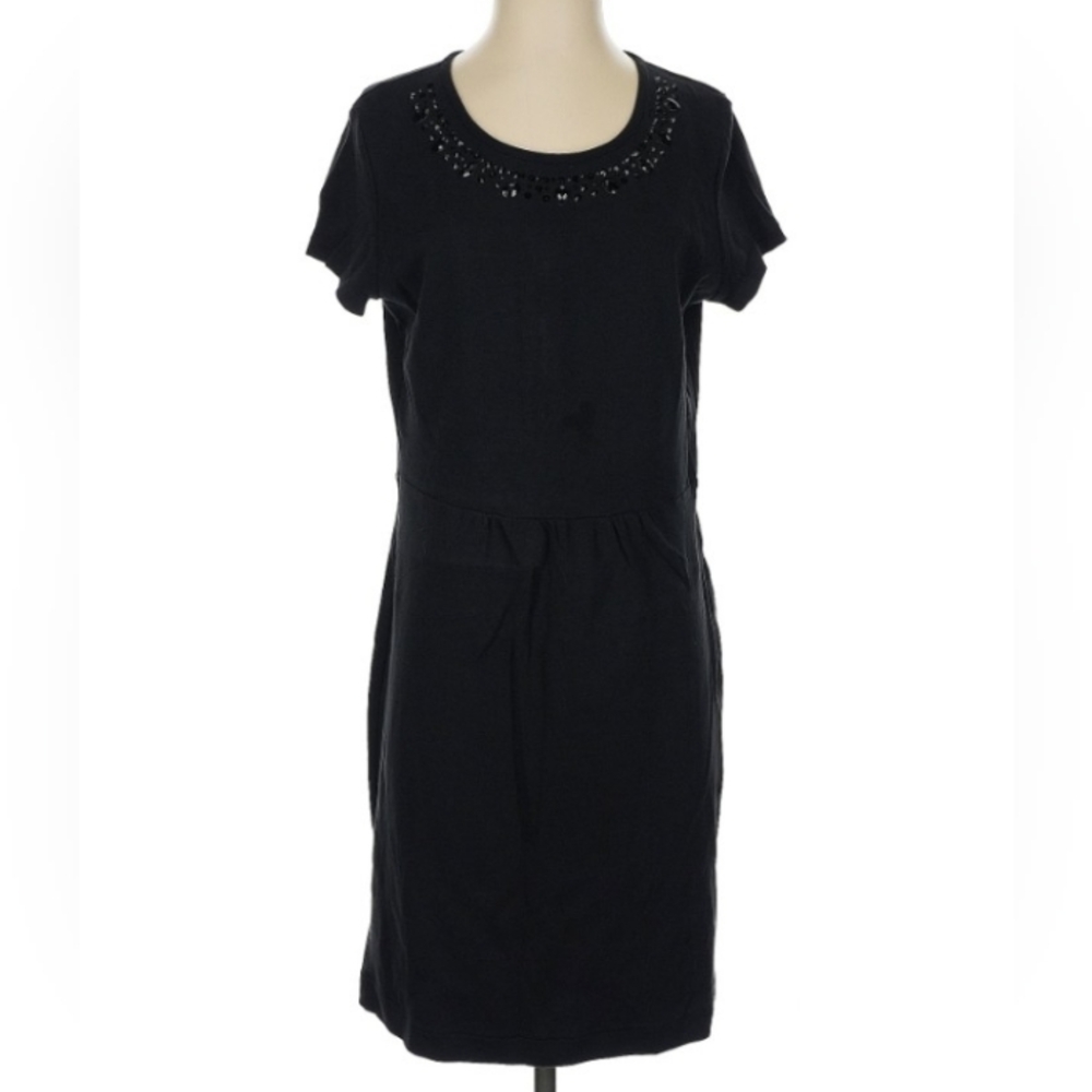 VINEYARD VINES Crystal Studded Black Dress Women's Size Small